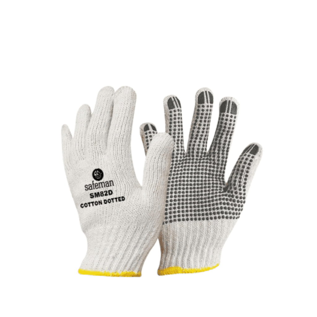 SAFEMAN SM82D Cotton Dotted Gloves