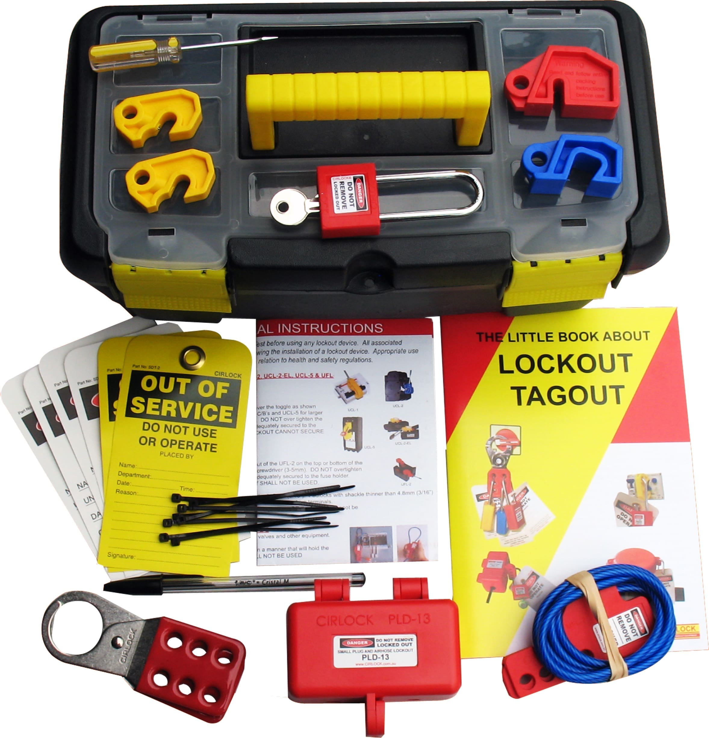 Cirlock Contractors Lockout Kit (with Toolbox - CLK-5)