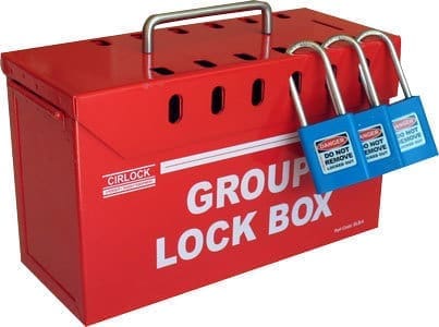 Cirlock 13 Padlock Metal Group Lock Box GLB-6