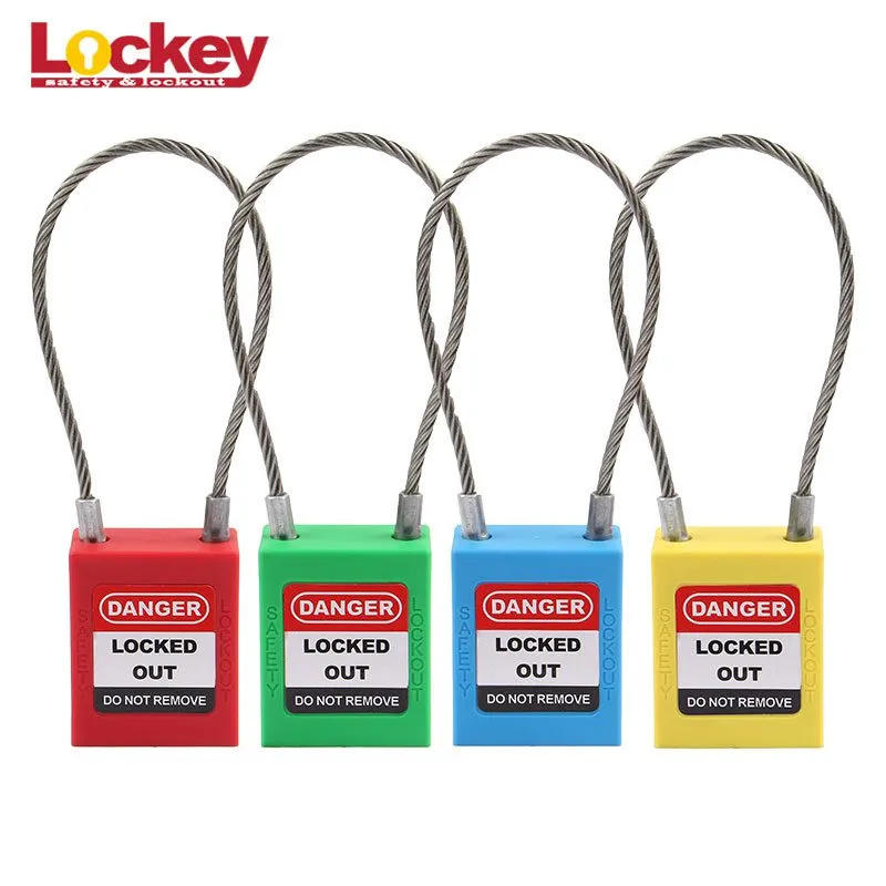 PROLOCKEY Steel Cable Shackle Safety Padlock PC175D3.2